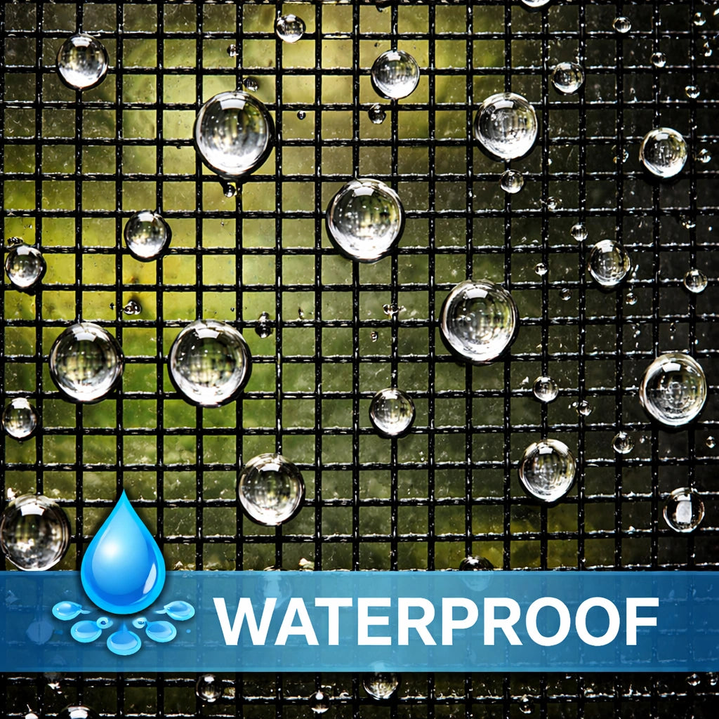 Magnetic Mesh Door Curtain — Blocks Mosquitoes, Allows Fresh Air (No Drill)