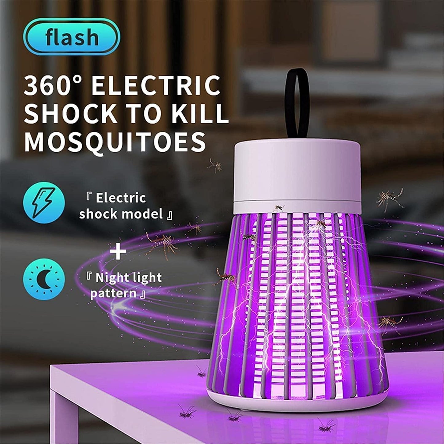 Electric Mosquito Killer Racket for Instant Bug Control at Home